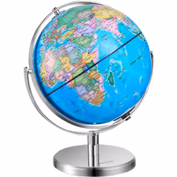 Caractéristiques & Détails Frontières politiques et frontières nationales claires : notre globe de 13 pouces/330,2 mm offre u ...