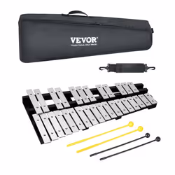 Kit Xylophone Glockenspiel 30 Notes-VEVOR-Instrument de Percussion Professionnel-avec Maillets BaguettesEnsemble dInstrument