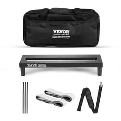 Pédalier de Guitare-VEVOR-380x145 mm-daluminium-037 kg-Sac de TransportBandoulière Sangle Fixe Velcro-4 à 6 Pédales de Guitare