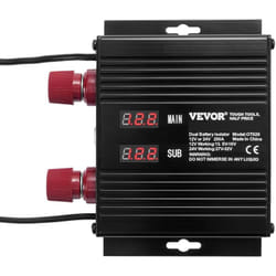 Isolateur intelligent de batterie double 250 a, 12 V/24 v, relais universel sensible a la tension vsr, avec ecran lcd, pour voiture, camion, atv,