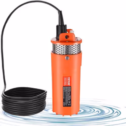 Pompe à eau solaire - VEVOR - solaire submersible puits profonds 12 V CC 16 GPM 30 m 96 W pour puitsirrigation de fermeranch