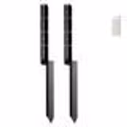 Piquet de Clôture -VEVOR- Kit de réparation de poteau de clôture piquets dancrage 2pcs 51x51mm pour réparation de poteau de c ...
