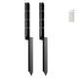 Piquet de Clôture -VEVOR- Kit de réparation de poteau de clôture piquets dancrage 2pcs 51x51mm pour réparation de poteau de clôture