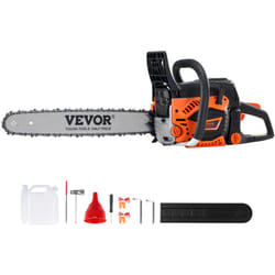 Vevor - Tronconneuse a essence guide-chaine 45,7 cm sans fil 52 cc 2,55 CV, pour coupe de branches dearbres, elagage des arbres, defrichement des