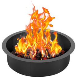 Vevor - Cercle de feu de camp, diametre exterieur de 35'/diametre interieur de 31', hauteur de 10' insert de foyer en acier au carbone durable,