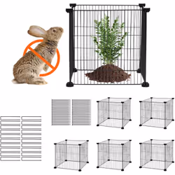 Caractéristiques & Détails Hauteur réglable : ce protecteur de plantes pliable pour animaux peut être empilé pour un assembla ...