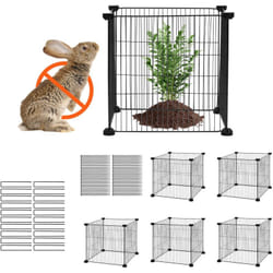 Lot de 5 protections pour plantes contre les animaux, 39 x 39 cm, grillage pour plantes, cages pour plantes deexterieur, 20 pieces en maille