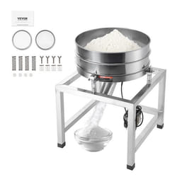 Tamis à Farine Électrique-VEVOR-25 W-Machine de Tamisage à 40 et 100 Mailles-pour Poudres de Farine Haricots Mungo Riz