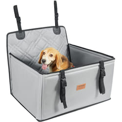 Siege deauto pour chiens petits moyens grands 18 kg, siege rehausseur impermeable pour chien, avec cadre de support, laisse de securite a clipser,