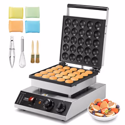 Appareil à Pancake 25PCs 43 mm-VEVOR-Crêpière Commerciale 1700 W-pour Cuisine à Domicile Restaurant