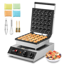 Appareil à Pancake 25PCs 43 mm-VEVOR-Crêpière Commerciale 1700 W-pour Cuisine à Domicile Restaurant