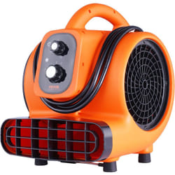 Vevor - Souffleur de sol, 1380 tr/min, ventilateur de sechage refroidissement, 28 m³/min, seche-tapis portable 4 angles de soufflage, minuterie,