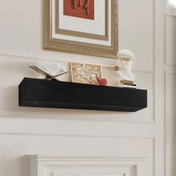Vevor - Etagere Flottante Murale de Cheminee, 122 x 20,3 x 12,7 cm, Manteau de Cheminee Flottant en Bois Naturel, Capacite de Charge 22,7 kg,