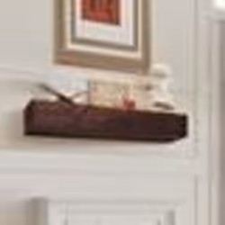 Étagère Flottante Murale de Cheminée-VEVOR-152 x 203 x 1524 cm-Charge 227 kg-pour Décoration Murale-Marron Rustique