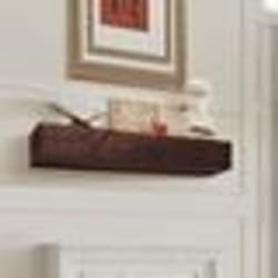 Étagère Flottante Murale de Cheminée-VEVOR-152 x 203 x 1524 cm-Charge 227 kg-pour Décoration Murale-Marron Rustique
