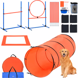 Caractéristiques & Détails Améliorez l'agilité de votre chien : Notre ensemble comprend des tiges de saut de 27,95 pouces/71  ...