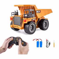 Caractéristiques & Détails 9 canaux amusants : ce camion-benne télécommandé est doté de 9 canaux de commande pour un jeu réal ...