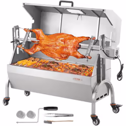 Caractéristiques & Détails Bouclier thermique amélioré : le kit de rôtisserie pour gril est doté d'un moteur nouvellement amé ...