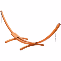 Caractéristiques & Détails Compatibilité polyvalente avec les hamacs : Notre support de hamac en bois de 422 x 120 x 128 cm p ...