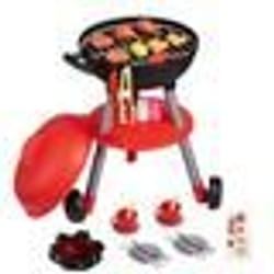 Jouet Barbecue Grill Set-VEVOR-28 PCS-Ensemble de Jouets de Cuisine pour Enfant-avec Son et Lumière-Cadeau Danniversaire