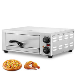 Four à Pizza de Comptoir-VEVOR-1500 W-avec Contrôle de la Température et Minuterie 0-120 min-Cuisson Uniforme