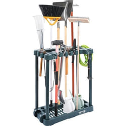 Range Outils de Jardin VEVOR 75x35x82cm pour Rangement OrganisationdAbri Extérieur des Outils Râteaux Balais Pelles à Long Manche
