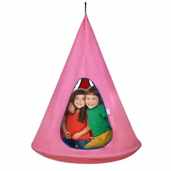 Nid Hamac Enfant - VEVOR - 100x100x132 cm4 kgAvec cordon réglable installation facileRose tissu Oxford 600D