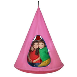 Nid Hamac Enfant - VEVOR - 100x100x132 cm4 kgAvec cordon réglable installation facileRose tissu Oxford 600D