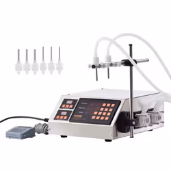 Machine de Remplissage Liquide - VEVOR - 340 x 260 x 140 mm481 kgacier inoxydable 201Capacité 5 à 650 mlpour Lait Eau Vin