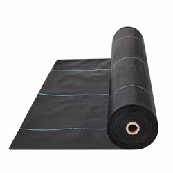 Toile de Paillage Anti-Mauvaises Herbes -VEVOR- 09x914 m-Résistant à Déchirure pour Aménagement Paysager Couvre-sol-Noir