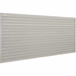 Mur à Lamelles - VEVOR - Panneaux Muraux à Lattes Rangement Outils pour Garage Gris 8PCS 1220x310mm