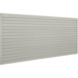 Mur à Lamelles - VEVOR - Panneaux Muraux à Lattes Rangement Outils pour Garage Gris 8PCS 1220x310mm