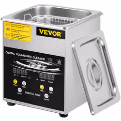 Nettoyeur à ultrasons 2 L Acier inoxydable 304 & 40 kHz & contrôle par bouton Obtenez un nettoyage ultrasonique professionnel ...