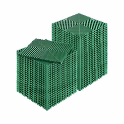Tapis Dalle de sol de Drainage-VEVOR-310x310 mm-Dalles de Sol de Drainage Modulaire Emboîtable 50 pcs-Garage Jardin Cuisine