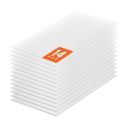 Plaque en Polycarbonate-VEVOR-1210x605x8 mm-Panneaux de Toit en Feuilles Lot de 14-Toiture Plastique Ondulé Imperméable