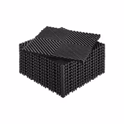 Tapis Dalle de sol de Drainage-VEVOR-310x310 mm-Dalles de Sol de Drainage Modulaire Emboîtable 12 pcs-pour Garage Jardin
