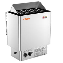 Poêle de Sauna Électrique Portable-VEVOR-8 kW-avec Minuterie 3 h Contrôleur Intégré 110℃ Max pour Sauna 8-12 m³