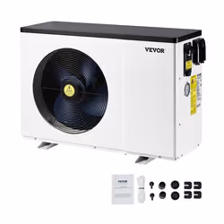 Pompe à Chaleur pour Piscine-VEVOR-Capacité de Chauffage 251-1138 kW-pour Piscines Hors Sol 25 à 50 m³-AC220-240 V 50 Hz