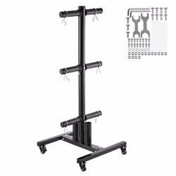 Support dHaltères Vertical Arbre-VEVOR-Rack de Rangement pour Disques des Poids de 508 mm-Charge 454 kg