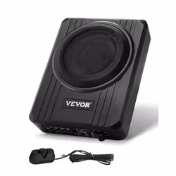 Caisson de Basses Sous le Siège de Voiture-VEVOR-400 W-Haut-parleur de Boîtier de Basses de Voiture Mince 203 mm