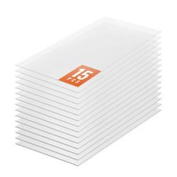 Plaque en Polycarbonate-VEVOR-1210x605x6 mm-Panneaux de Toit en Feuilles Lot de 15-Toiture Plastique Ondulé Imperméable