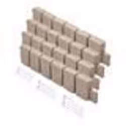 Bordure de Jardin en Fausse Pierre-VEVOR-1200 x 100 x 230 mm-Bordure de Pelouse Réaliste-pour Allées