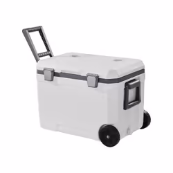 Glacière Rigide Isotherme-VEVOR-45 QT 43 L Réfrigérateur Portable sur Roulettes-Sac Isotherme avec Rétention de Glace