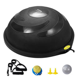 Demi-ballon Dexercice-VEVOR-Capacité de 680 kg Ballon Déquilibre de 660 mmNoir