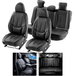 Vevor - Housses de siege de voiture universelles, ensemble complet de sieges avant et arriere, housse de siege en simili-cuir, 13 pcs, appuie-tete
