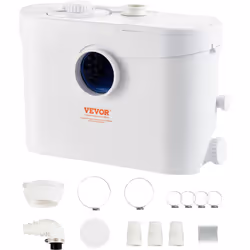 Caractéristiques & Détails Pompe macératrice puissante : la pompe à eaux usées est dotée d'un moteur en cuivre de 700 W pour  ...