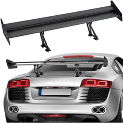 Vevor - Aileron deaile de style gt, 1350 mm, becquets arriere universels, avec double pont, materiau aluminium leger reglable, spoilers arriere de