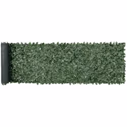 Haie Artificielle - VEVOR - Haie Artificielle Brise Vue Clôture Lierre Rouleau Tissu Maillé 99x401 cm pour JardinExtérieurCou ...