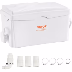 Caractéristiques & Détails Pompe macératrice puissante : la pompe à eaux usées est dotée d'un moteur en cuivre de 350 W pour  ...