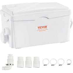 VEVOR Pompe de maceration, 350 W, pompe de puisard deegouts de maceration avec 3 entrees deeau, debit 6000 L/h, levage 7 m pour elimination eaux